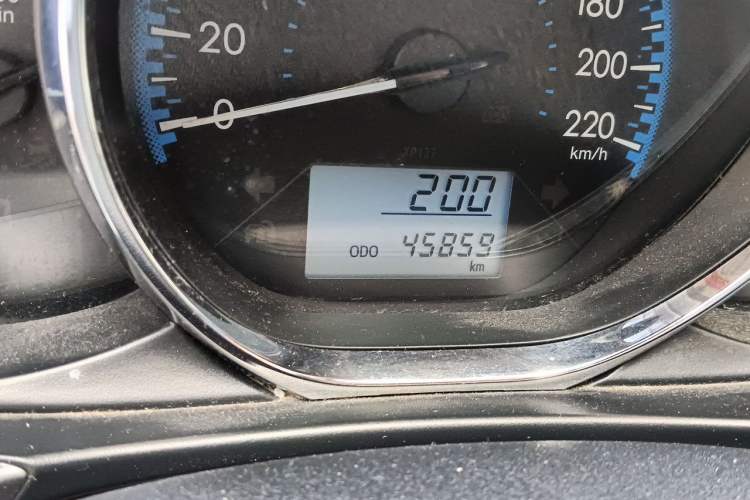 Used Toyota Vios 2017 1.5L Manual Smart Drive Edition Odometer Close Up