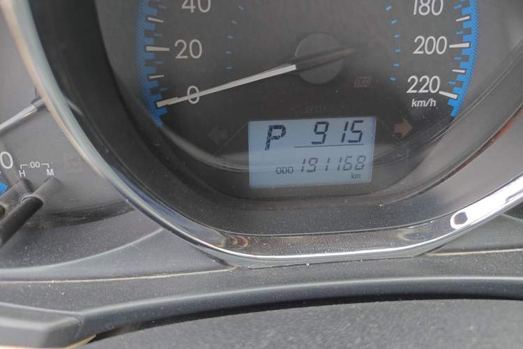 Used Toyota Vios 2017 1.5L CVT Innovation Edition Odometer Close Up