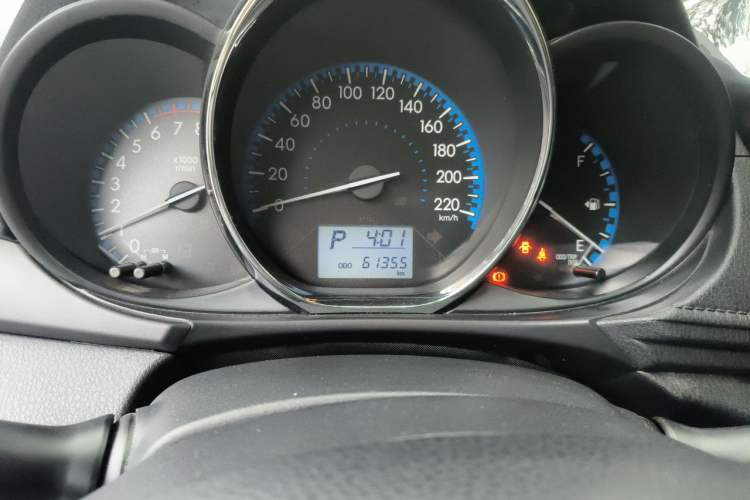 Used Toyota Vios 2017 1.5L CVT Innovation Edition Odometer Close Up