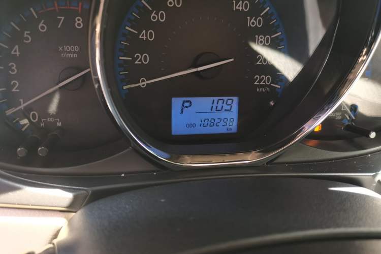 Used Toyota Vios 2017 1.5L CVT Innovation Edition Odometer Close Up