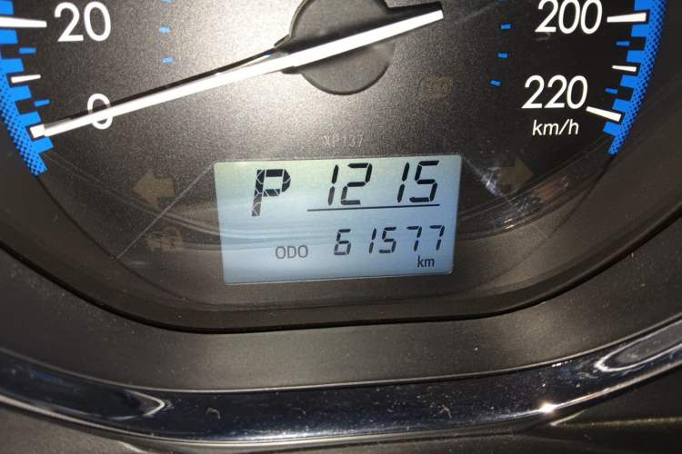 Used Toyota Vios 2017 1.5L CVT Innovation Edition Odometer Close Up