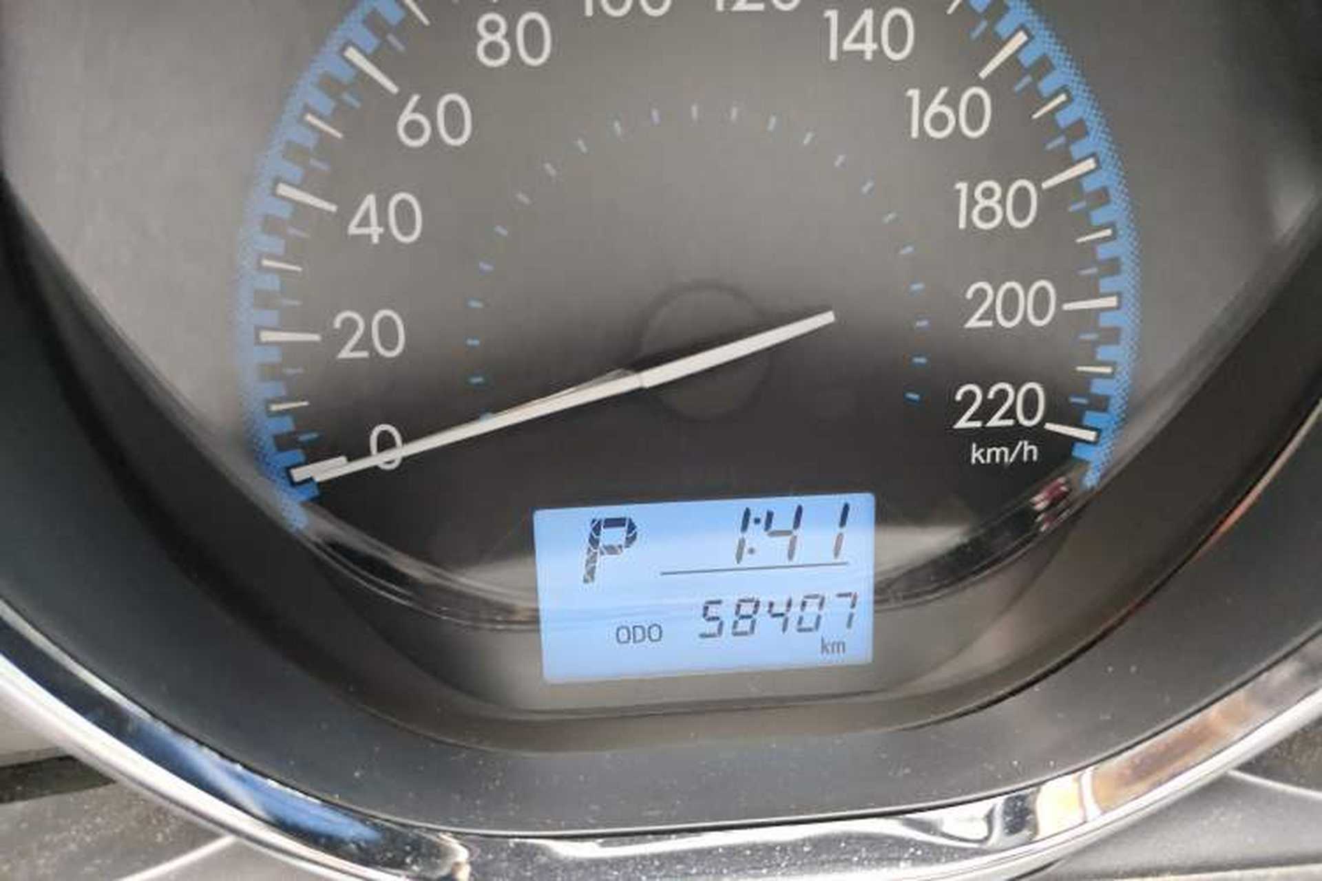 Used Toyota Vios 2017 1.5L CVT Innovation Edition Odometer Close Up