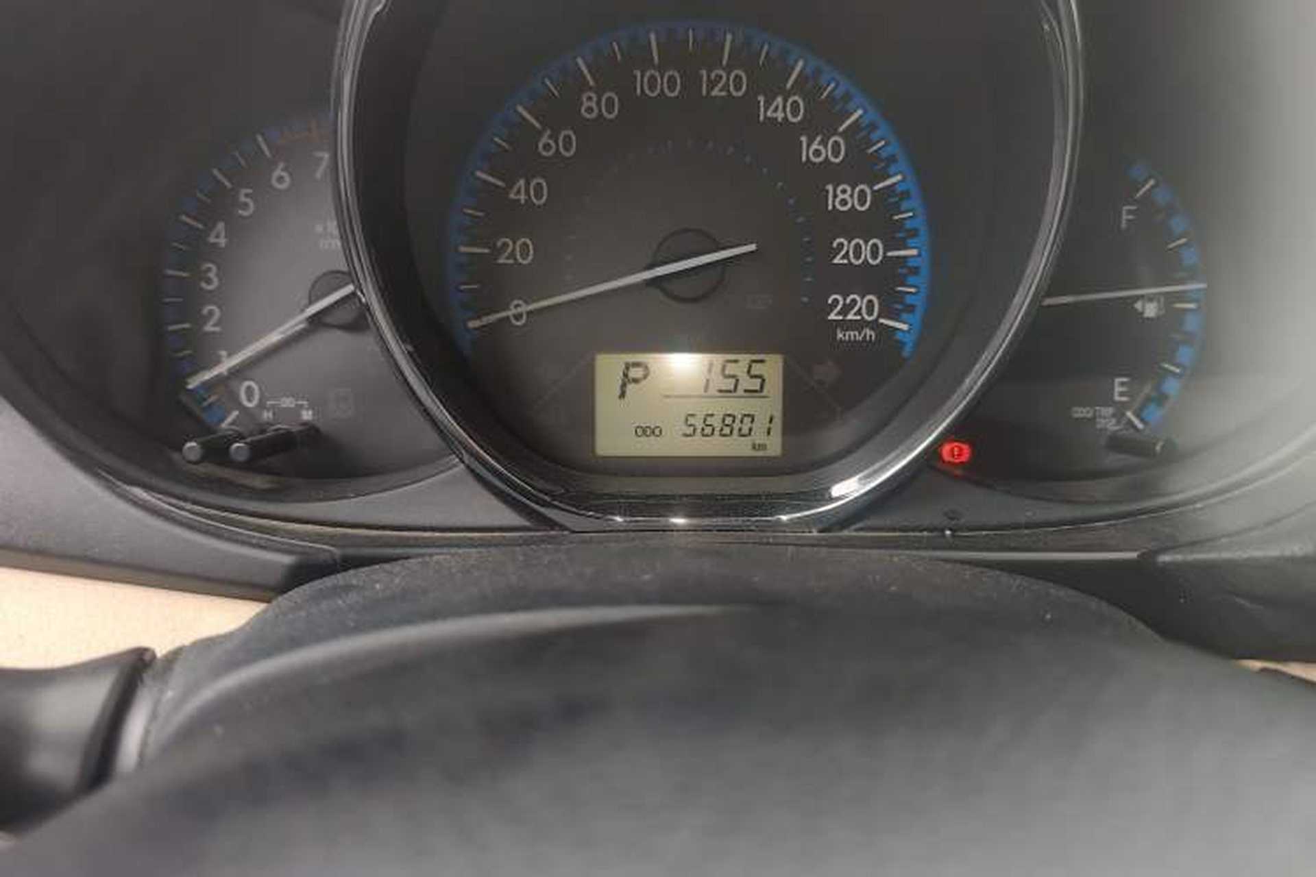 Used Toyota Vios 2017 1.5L CVT Innovation Edition Odometer Close Up