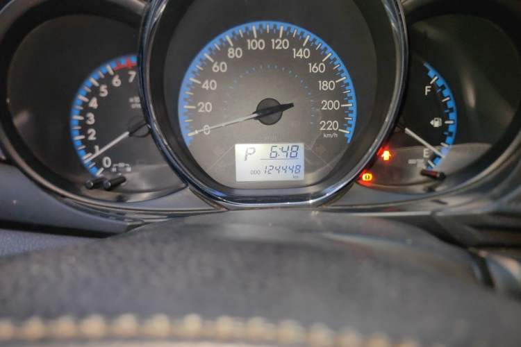 Used Toyota Vios 2017 1.5L CVT Innovation Edition Odometer Close Up