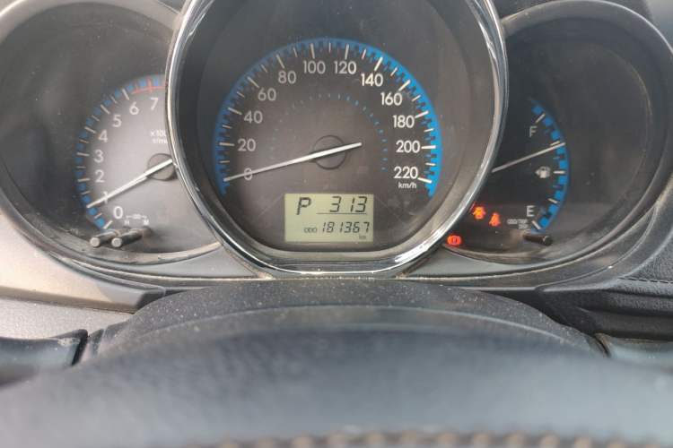 Used Toyota Vios 2017 1.5L CVT Innovation Edition Odometer Close Up