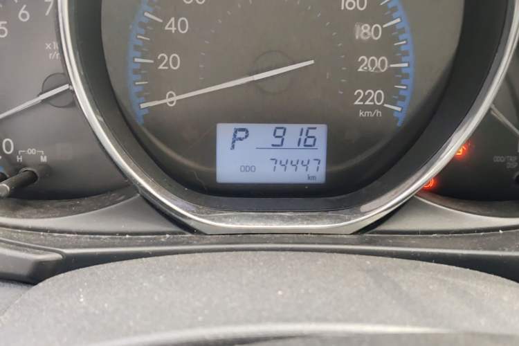 Used Toyota Vios 2017 1.5L CVT Innovation Edition Odometer Close Up