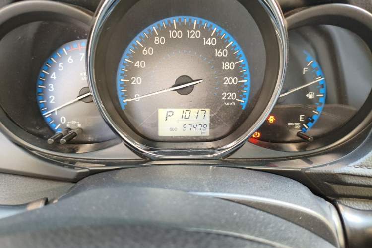 Used Toyota Vios 2017 1.5L CVT Innovation Edition Odometer Close Up