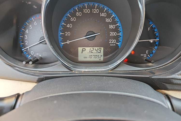 Used Toyota Vios 2017 1.5L CVT Innovation Edition Odometer Close Up