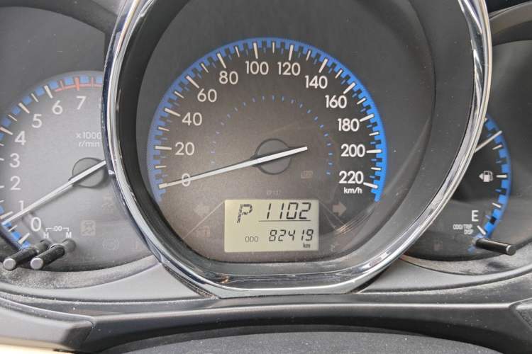Used Toyota Vios 2017 1.5L CVT Innovation Edition Odometer Close Up