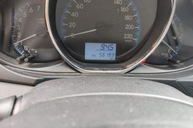 Used Toyota Vios 2017 1.3L Manual Rui Xing Edition Odometer Close Up