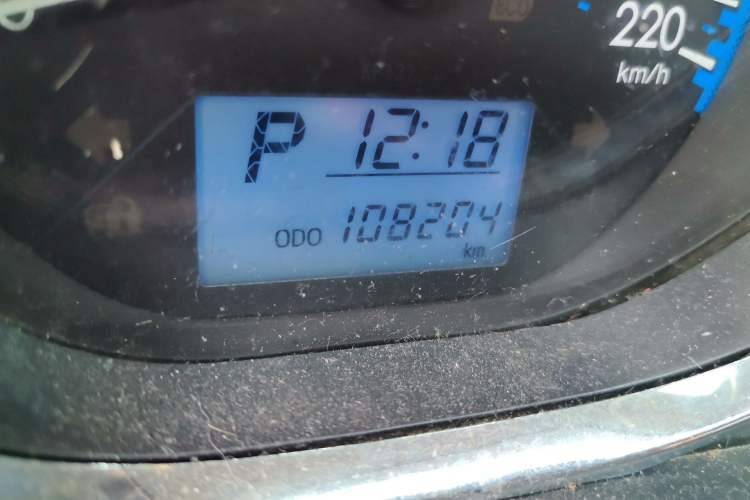 Used Toyota Vios 2017 1.5L CVT Innovation Edition Odometer Close Up