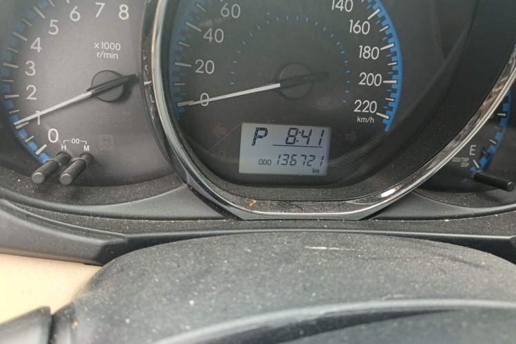 Used Toyota Vios 2017 1.5L CVT Innovation Edition Odometer Close Up