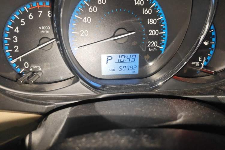 Used Toyota Vios 2017 1.5L CVT Innovation Edition Odometer Close Up
