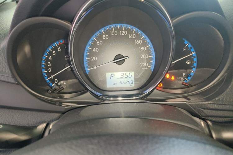 Used Toyota Vios 2017 1.5L CVT Innovation Edition Odometer Close Up