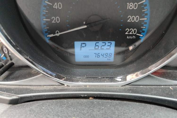 Used Toyota Vios 2017 1.5L CVT Innovation Edition Odometer Close Up