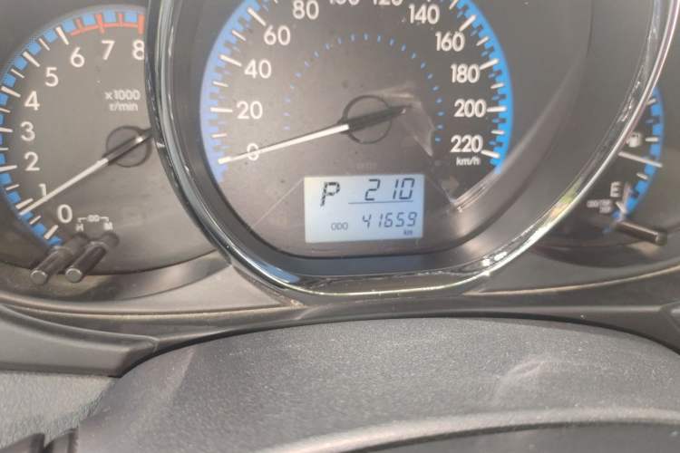 Used Toyota Vios 2017 1.5L CVT Innovation Edition Odometer Close Up