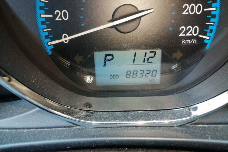 Used Toyota Vios 2017 1.5L CVT Innovation Edition Odometer Close Up