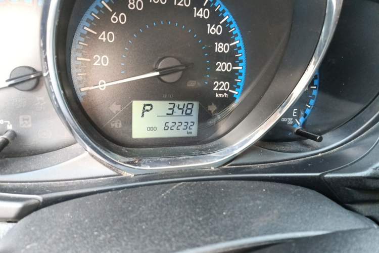 Used Toyota Vios 2019 1.5L CVT Innovation Edition Odometer Close Up