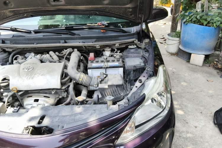 Used Toyota Vios 2019 1.5L CVT Innovation Edition Engine Bay Left