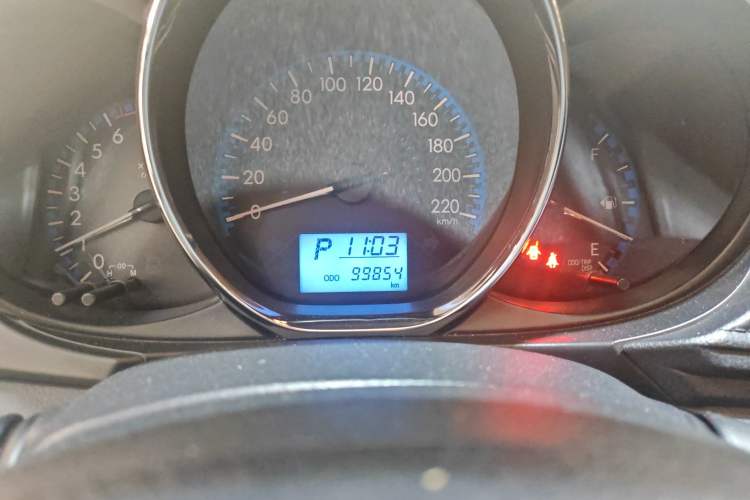 Used Toyota Vios 2019 1.5L CVT Innovation Edition Odometer Close Up