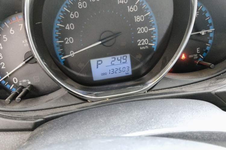 Used Toyota Vios 2019 1.5L CVT Innovation Edition Odometer Close Up