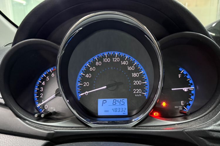 Used Toyota Vios 2019 1.5L CVT Innovation Edition Odometer Close Up