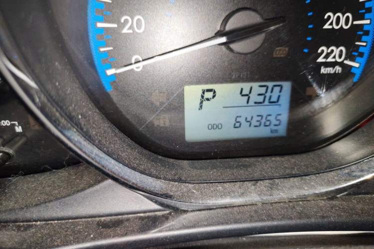Used Toyota Vios 2019 1.5L CVT Innovation Edition Odometer Close Up