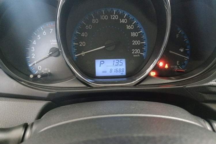 Used Toyota Vios 2019 1.5L CVT Innovation Edition Odometer Close Up