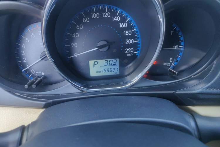 Used Toyota Vios 2019 1.5L CVT Innovation Edition Odometer Close Up