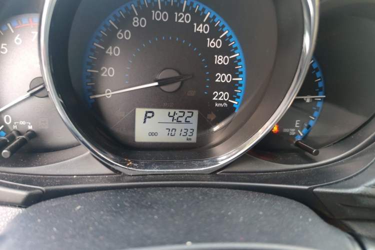 Used Toyota Vios 2019 1.5L CVT Innovation Edition Odometer Close Up