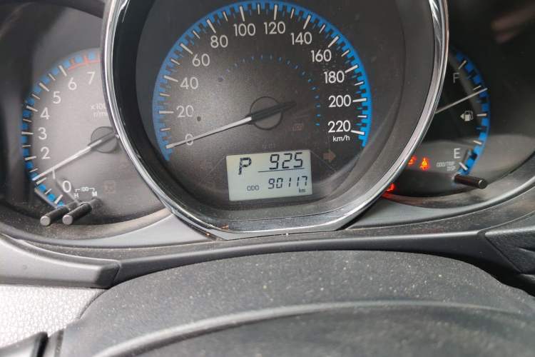 Used Toyota Vios 2019 1.5L CVT Innovation Edition Odometer Close Up