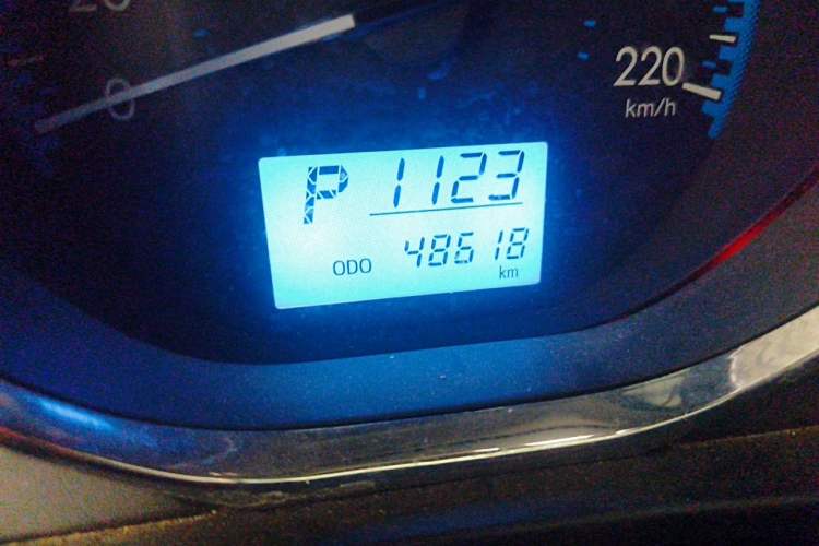 Used Toyota Vios 2019 1.5L CVT Innovation Edition Odometer Close Up