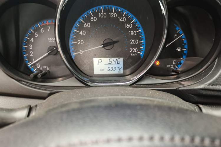 Used Toyota Vios 2019 1.5L CVT Innovation Edition Odometer Close Up
