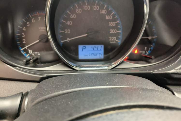 Used Toyota Vios 2019 1.5L CVT Innovation Edition Odometer Close Up