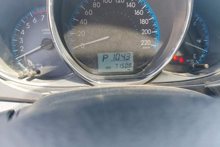 Used Toyota Vios 2019 1.5L CVT Innovation Edition Odometer Close Up