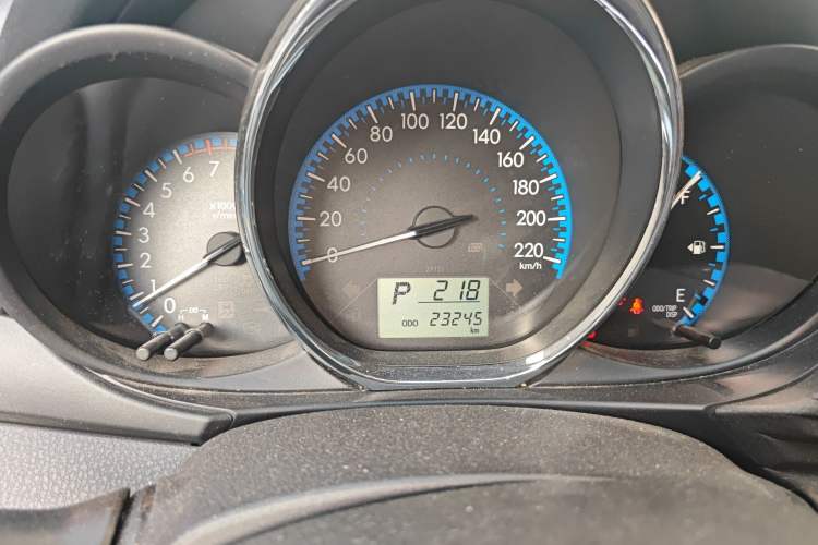 Used Toyota Vios 2019 1.5L CVT Innovation Edition Odometer Close Up