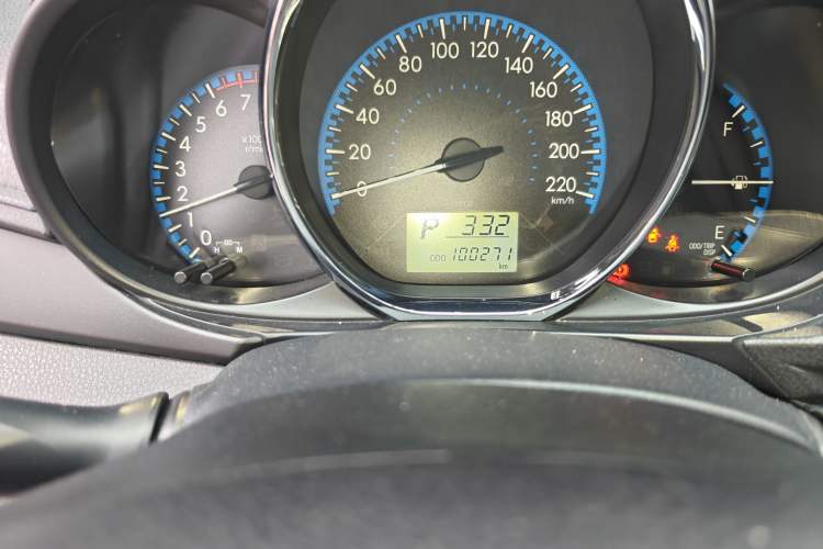 Used Toyota Vios 2019 1.5L CVT Innovation Edition Odometer Close Up