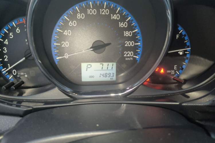 Used Toyota Vios 2019 1.5L CVT Innovation Edition Odometer Close Up