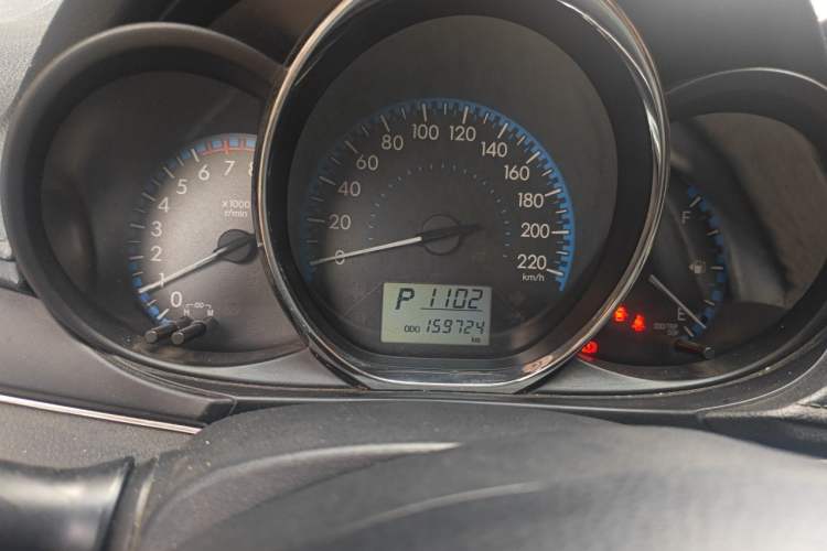 Used Toyota Vios 2019 1.5L CVT Innovation Edition Odometer Close Up