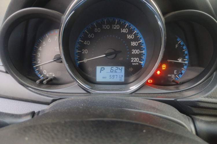 Used Toyota Vios 2019 1.5L CVT Innovation Edition Odometer Close Up