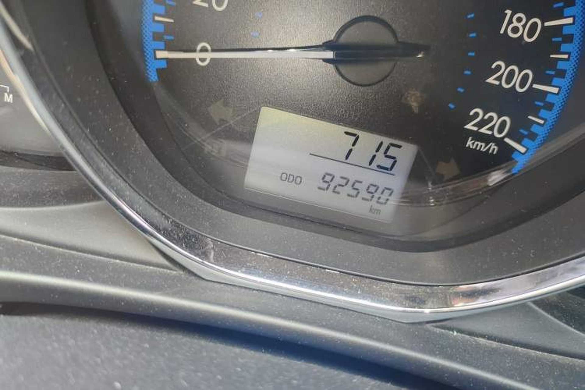 Used Toyota Vios 2019 1.5L Manual Trend Edition Odometer Close Up