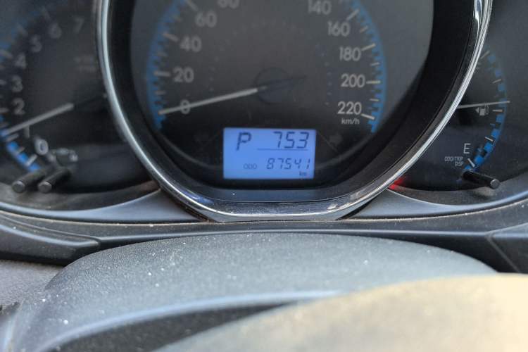 Used Toyota Vios 2019 1.5L CVT Innovation Edition Odometer Close Up