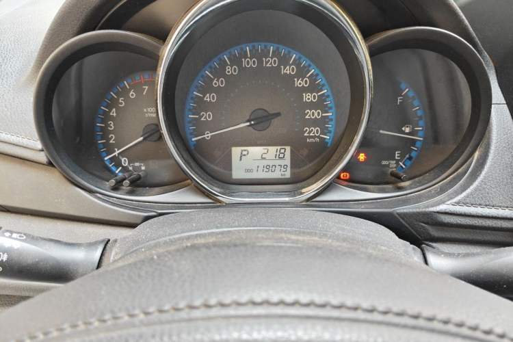 Used Toyota Vios 2019 1.5L CVT Innovation Edition Odometer Close Up