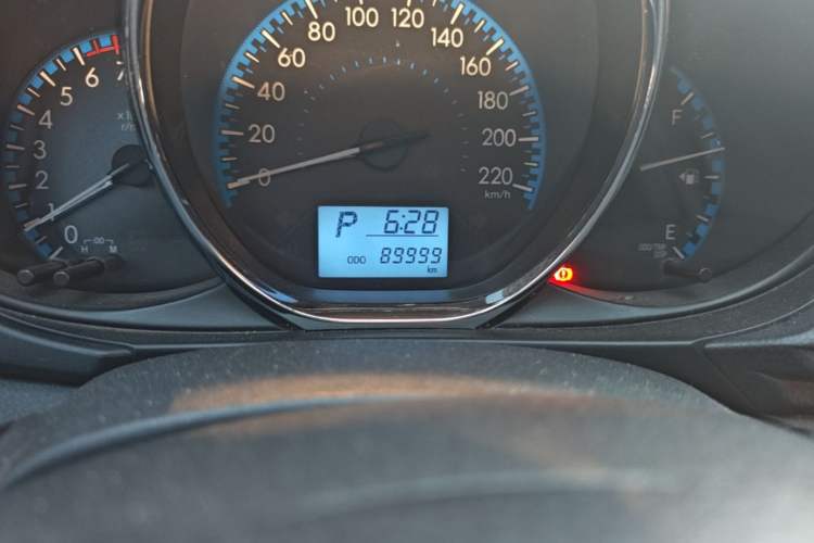 Used Toyota Vios 2019 1.5L CVT Innovation Edition Odometer Close Up