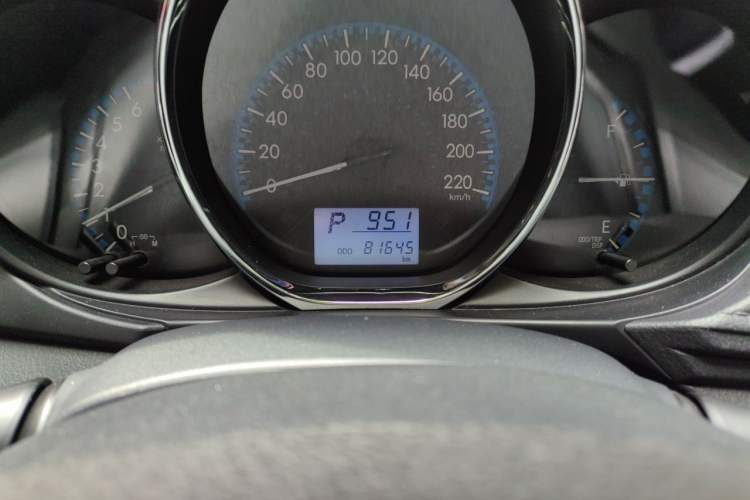 Used Toyota Vios 2019 1.5L CVT Innovation Edition Odometer Close Up