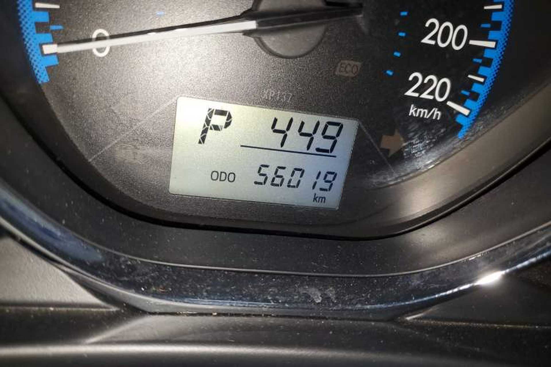 Used Toyota Vios 2019 1.5L CVT Innovation Edition Odometer Close Up