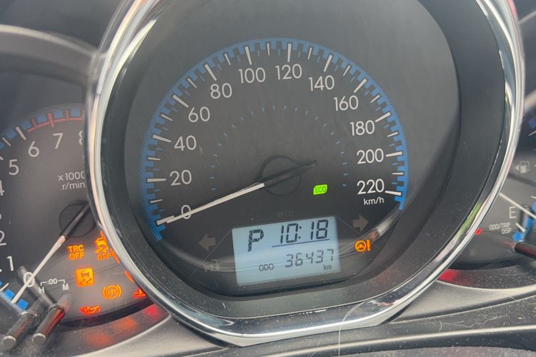 Used Toyota Vios 2019 1.5L CVT Innovation Edition Odometer Close Up