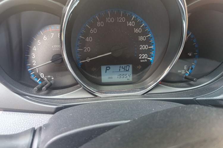Used Toyota Vios 2019 1.5L CVT Innovation Edition Odometer Close Up