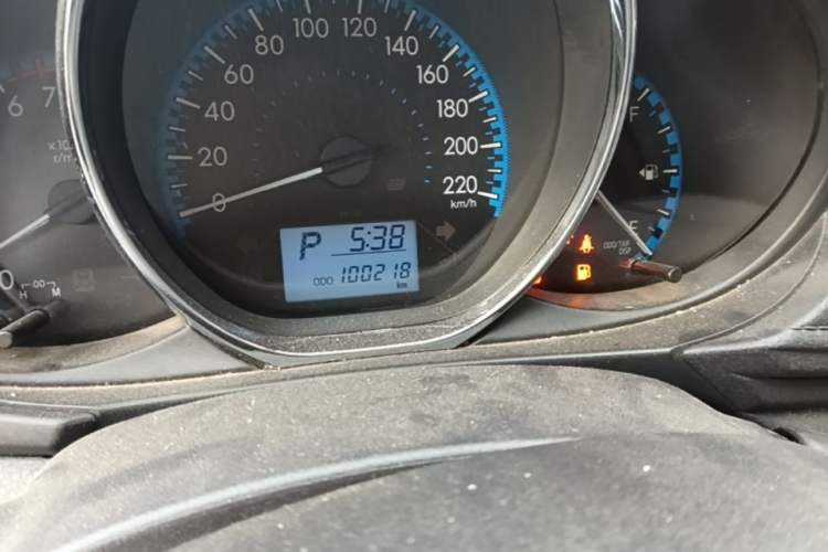 Used Toyota Vios 2019 1.5L CVT Innovation Edition Odometer Close Up