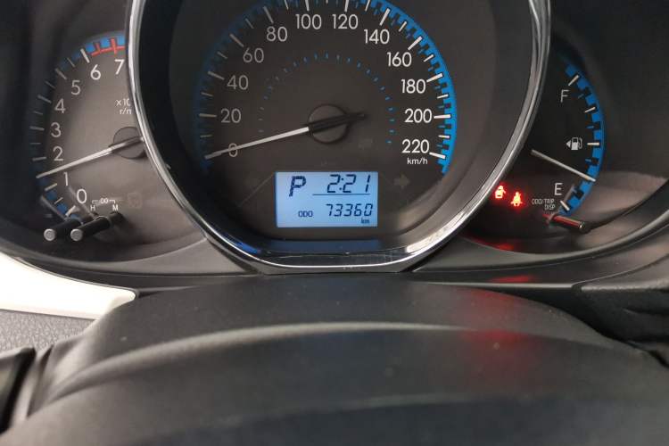 Used Toyota Vios 2019 1.5L CVT Comfort Edition Odometer Close Up